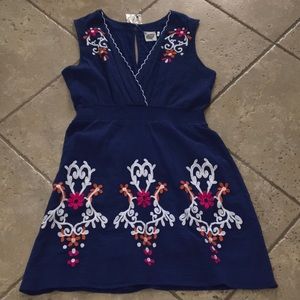 Anthropologie Lilka Embroidered Dress